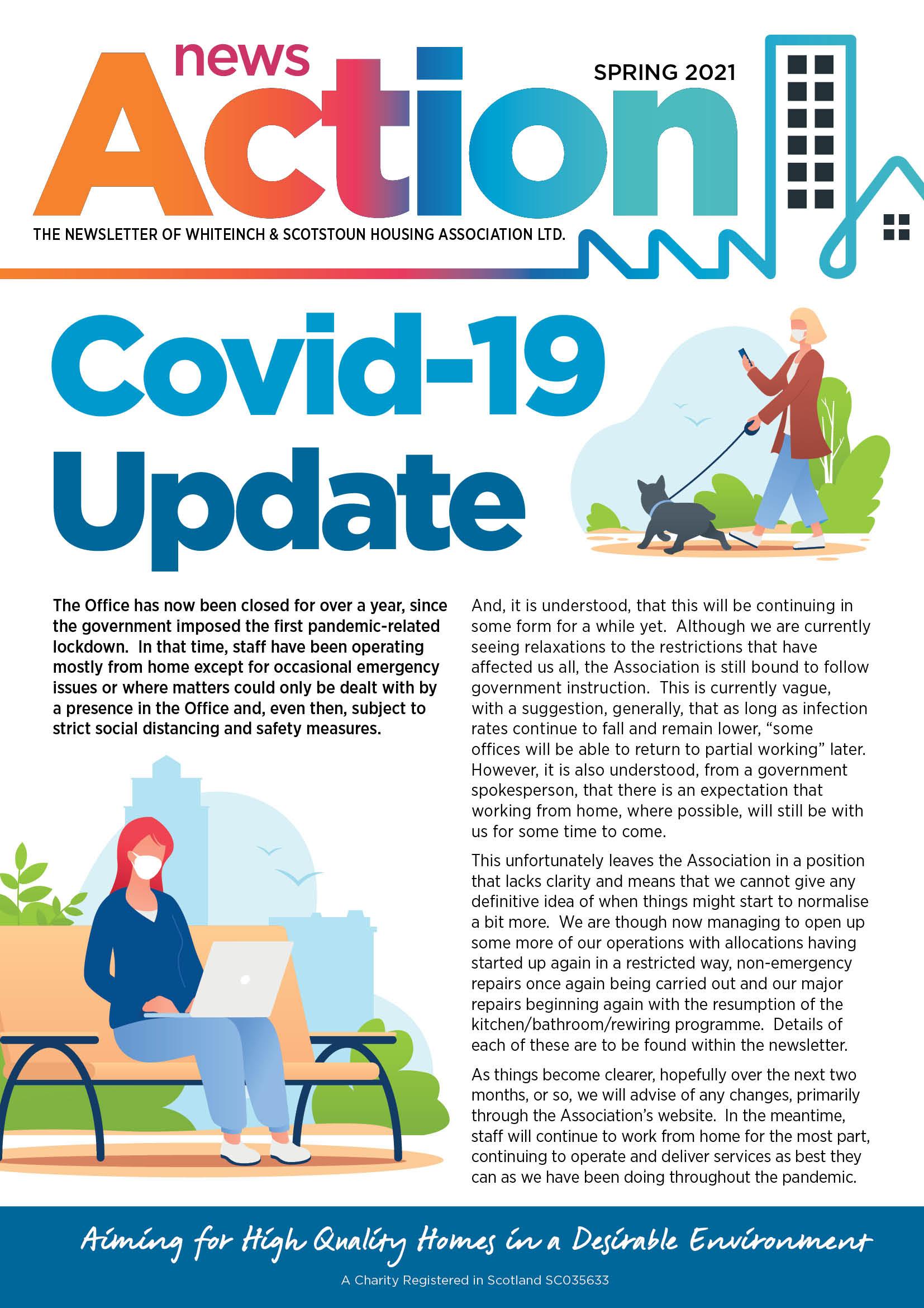 Spring Newsletter Front Page